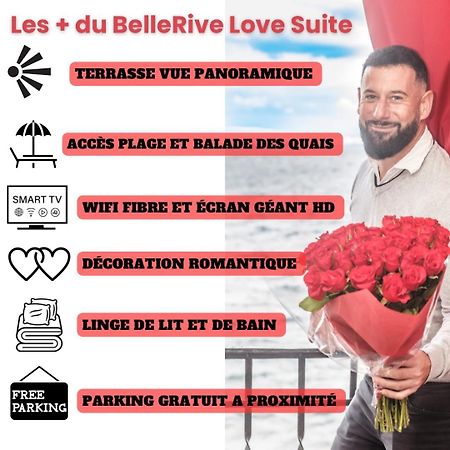 Bellerive Love Suite Magnifique Vue Lac 앰파이언레뱅즈 외부 사진