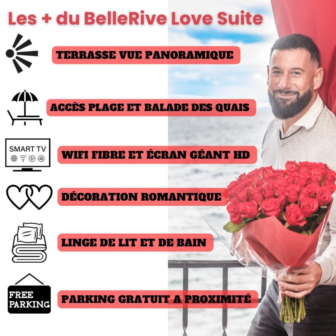 Bellerive Love Suite Magnifique Vue Lac 앰파이언레뱅즈 외부 사진